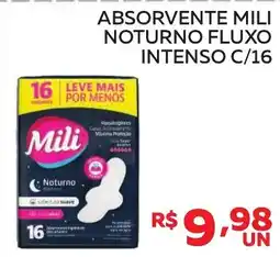 Lider Atacadista absorvente mili noturno fluxo intenso oferta