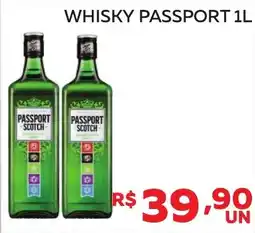 Lider Atacadista Whisky passport 1l oferta
