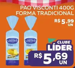 Lider Atacadista Pao visconti forma tradicional oferta
