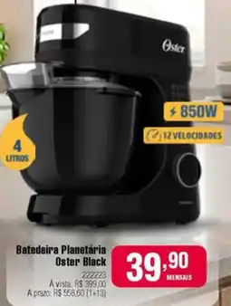 Berlanda Batedeira Planetária Oster Black oferta