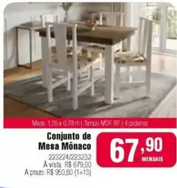 Berlanda Conjunto de Mesa Mônaco oferta