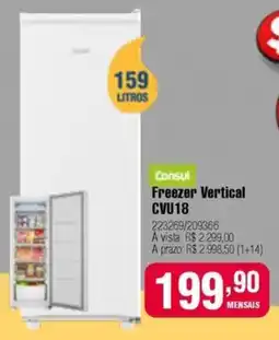 Berlanda Freezer Vertical CVU18 oferta