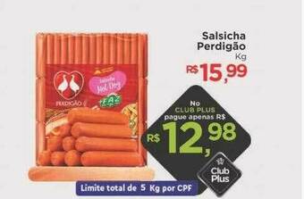 Supermercado Lavapés Salsicha Perdigão Kg oferta