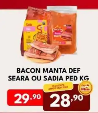 Bacon manta def seara ou sadia ped kg