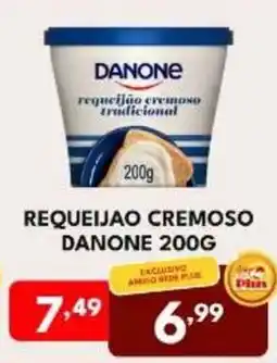 Rede Plus Supermercados Requeijão cremoso danone oferta