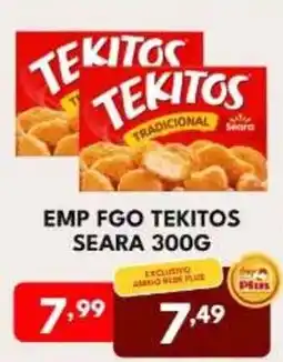 Rede Plus Supermercados Emp fgo tekitos seara 300g oferta