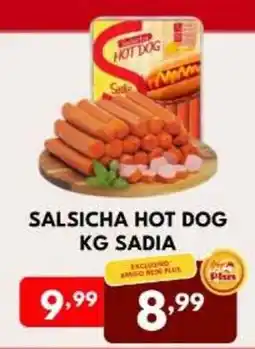Rede Plus Supermercados Salsicha hot dog kg sadia oferta