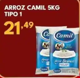 Rede Plus Supermercados Arroz camil tipo 1 oferta
