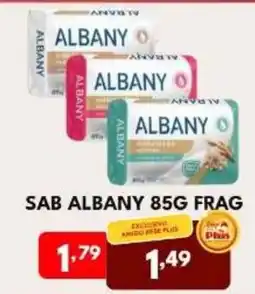 Rede Plus Supermercados Sab albany 85g frag oferta