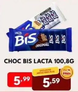Rede Plus Supermercados Choc bis lacta oferta