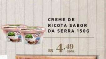Creme De Ricota Sabor Da Serra