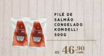Empório Bahamas Filé De Salmão Congelado Komdelli oferta
