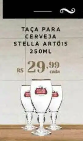 Empório Bahamas Taça Para Cerveja Stella Artois oferta
