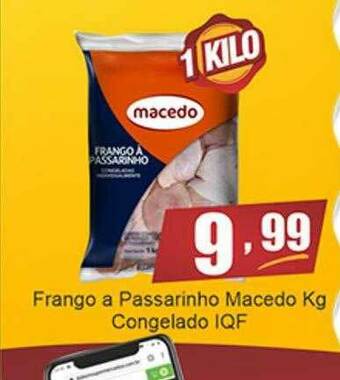 Dubom Supermercados Frango A Passarinho Macedo Kg Congelado Iqf oferta