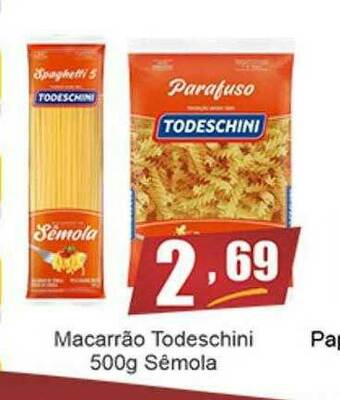 Dubom Supermercados Macarrão Todeschini Sêmola oferta