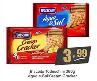 Dubom Supermercados Biscoito Todeschini água E Sal-cream Cracker oferta