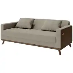 Benoit Sofá Cama Matrix Esther 3 Lugares com Braço e Almofadas 90 x 203 x 95cm oferta