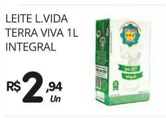 Supermercado Vitorino Leite L. Vida Terra Viva Integral oferta