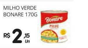 Supermercado Vitorino Milho Verde Bonare oferta