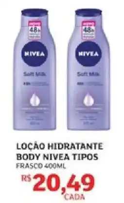 Assaí Atacadista Loção hidratante body nivea tipos oferta