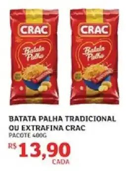 Assaí Atacadista Batata palha tradicional ou extrafina crac oferta