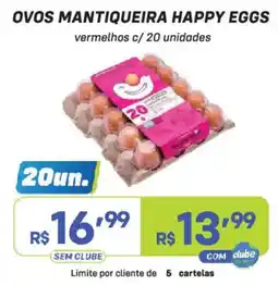 Prezunic ovos mantiqueira happy eggs vermelhos oferta