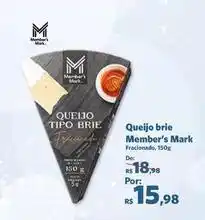Sam's Club Member's mark - queijo brie oferta