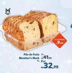Sam's Club Member's mark - pão de fruta oferta