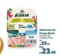 Sam's Club Korin - sobrecoxa de frango oferta