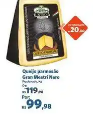Sam's Club Nero - queijo parmesão gran mestri oferta