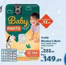 Sam's Club Baby - fralda mark oferta