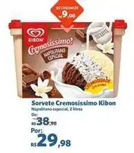 Sam's Club Kibon - sorvete cremosíssimo oferta
