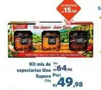 Sam's Club Uno - kit mix de especiarias oferta