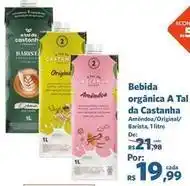Sam's Club Orgânica - bebida orgânica a tal da castanha oferta