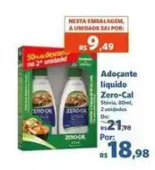Sam's Club Zero cal - adoçante líquido oferta
