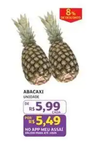 Assaí Atacadista Meu - abacaxi oferta