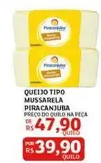 Assaí Atacadista Piracanjuba - queijo tipo mussarela oferta