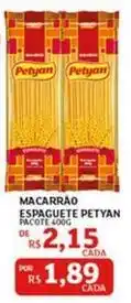 Assaí Atacadista Petycão - macarrão espaguete oferta