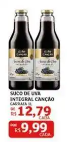 Assaí Atacadista Canção - suco de uva integral oferta