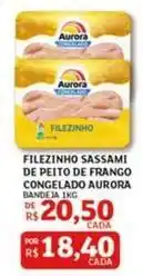 Assaí Atacadista Aurora - filezinho sassami de peito de frango congelado oferta