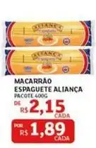 Assaí Atacadista Aliança - macarrao espaguete oferta