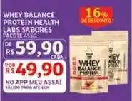 Assaí Atacadista Saúde - whey balance protein labs sabores oferta