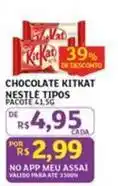 Assaí Atacadista Nestlé - chocolate kitkat tipos oferta