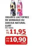 Assaí Atacadista Natural - iogurte lactofree de morango ou ameixa oferta