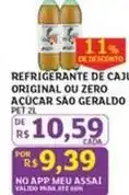 Assaí Atacadista São geraldo - refrigerante de caja original ou zero açúcar oferta