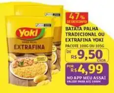 Assaí Atacadista Yoki - batata palha tradicional ou extrafina oferta