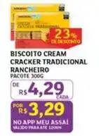Assaí Atacadista Rancheiro - biscoito cream cracker tradicional oferta