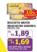 Assaí Atacadista Rancheiro - biscoito wafer sabores oferta