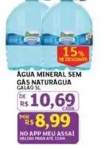 Assaí Atacadista Natura - água mineral sem gas galão oferta