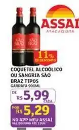 Assaí Atacadista São braz - coquetel alcoolico ou sangria oferta